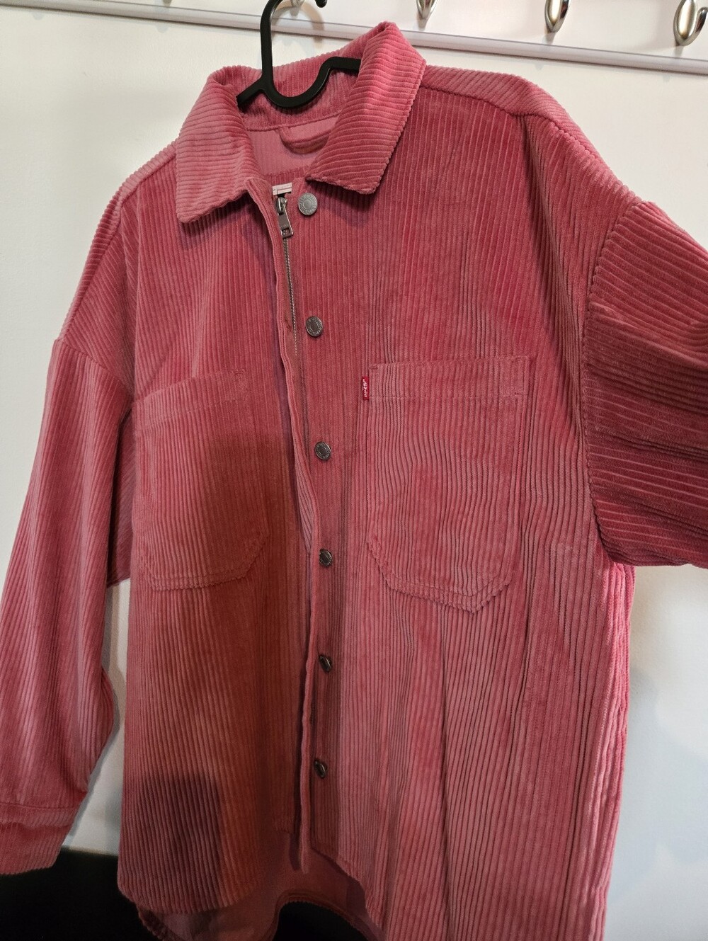 Levi's  Rose Corduroy Button-Front Overshirt